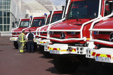 Bomberos camiones