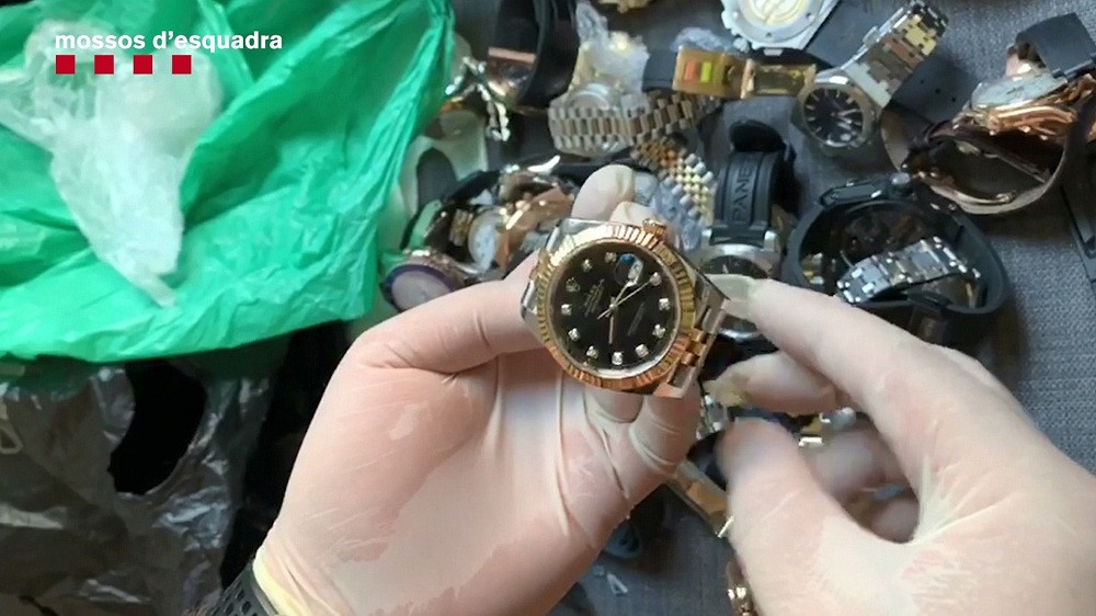 Robos relojes de lujo