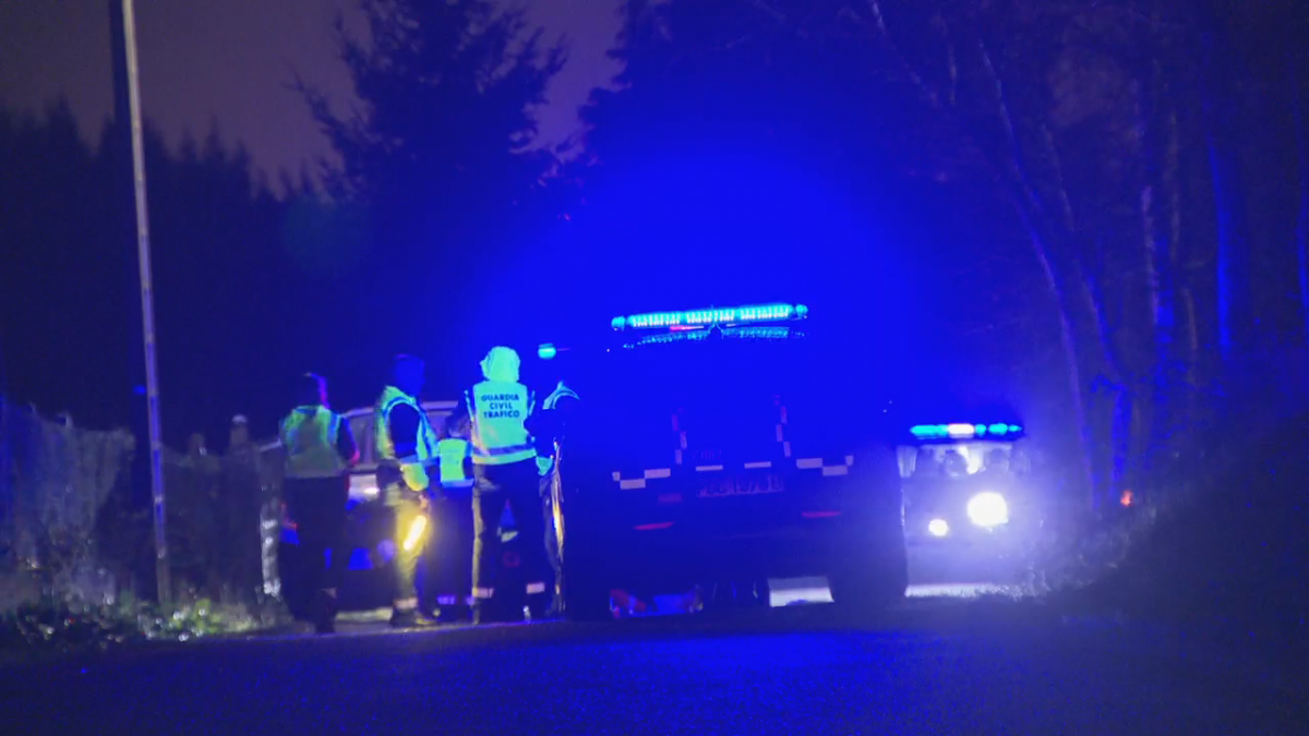 Lugar del atropello en una foto de la CRTVG