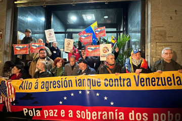 Concentración en Vigo en solidaridad con Venezuela