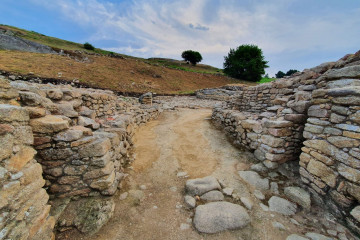 Excavación del Castro de Elviña.