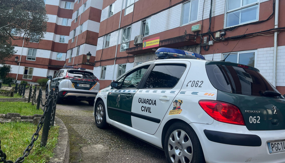 Dependencias de la Guardia Civil en O Porriño (Pontevedra).