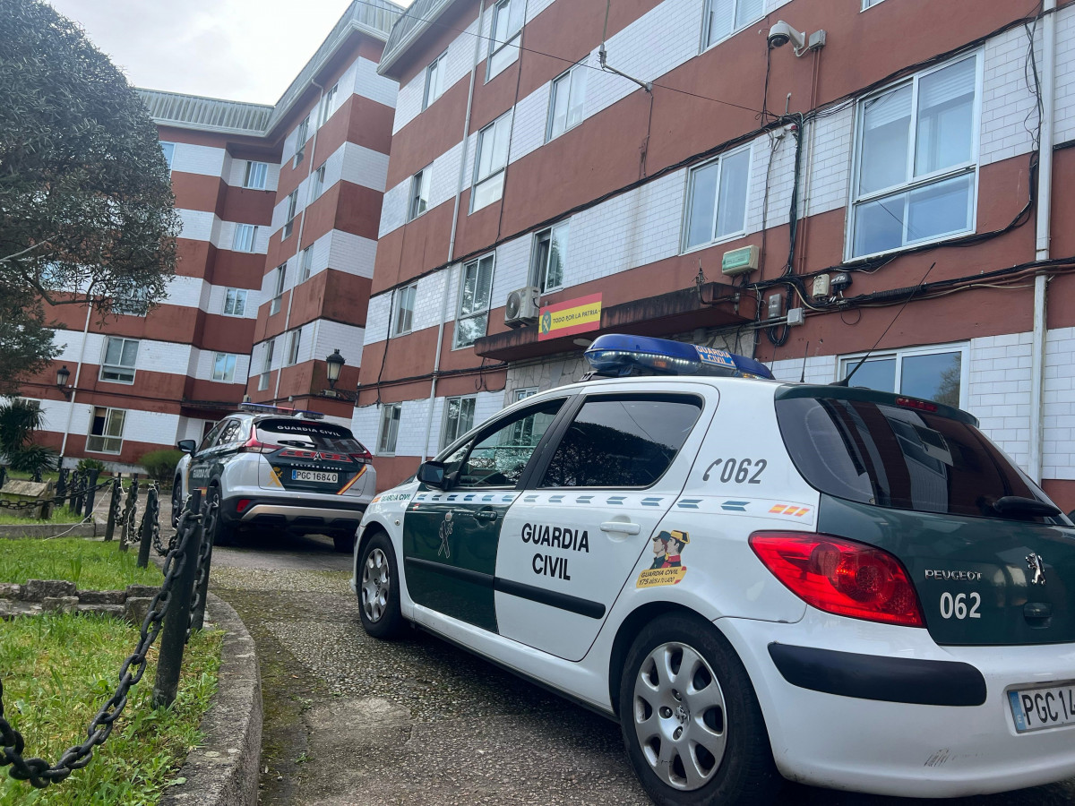 Dependencias de la Guardia Civil en O Porriño (Pontevedra).