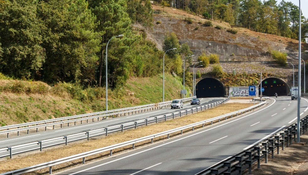 Túnel de Candeán, en la AP-9