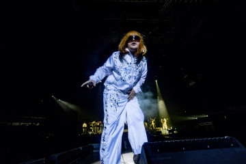 Archivo - El cantante Rusowsky durante un concierto en el Movistar Arena, a 25 de septiembre de 2025, en Madrid (España).