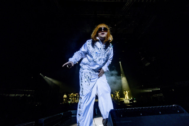 Archivo - El cantante Rusowsky durante un concierto en el Movistar Arena, a 25 de septiembre de 2025, en Madrid (España).