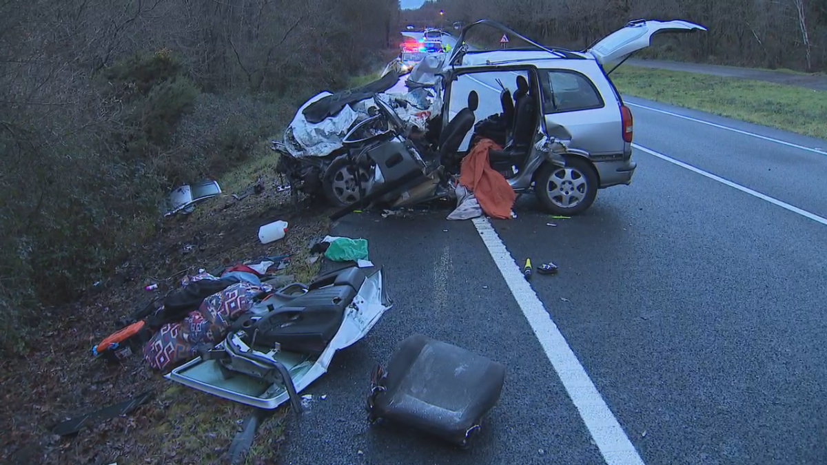 Estado en el que quedu00f3 el vehu00edculo en una imagen de CRTVG