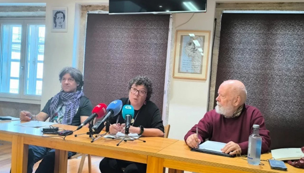 Rueda de prensa de Asgaded en una foto de archivo