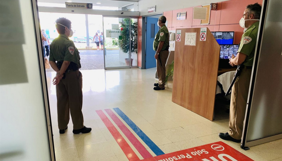 Vigilantes de seguridad hospitales sanidad salud