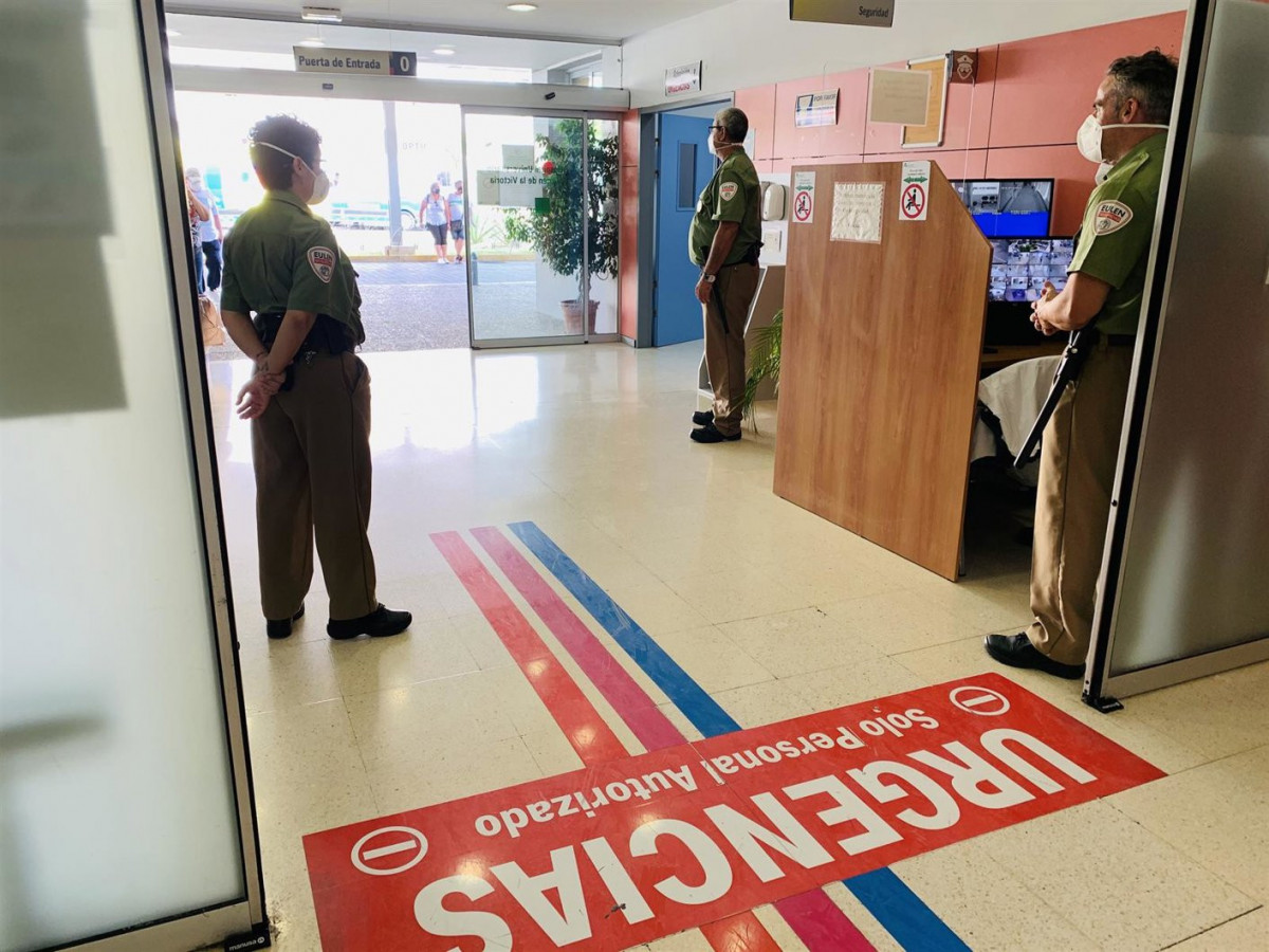 Vigilantes de seguridad hospitales sanidad salud