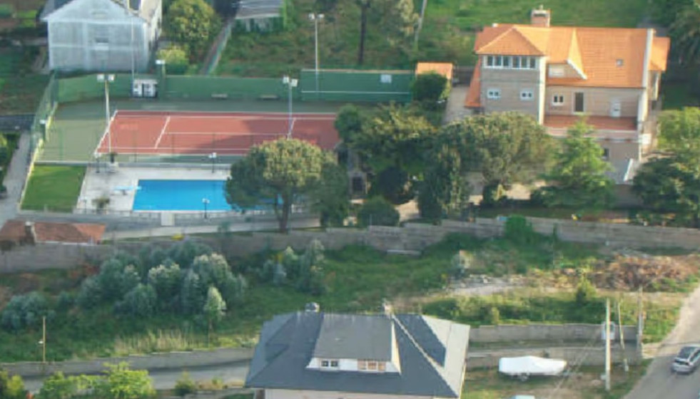 Chalé de Marcial Dorado en A Illa de Arousa en una foto de la Agencia Tributaria