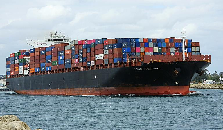 Toconao en una imagen de Vessel Finder