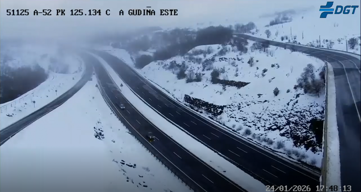 Escaso tru00e1fico en A Gudiu00f1a TVG