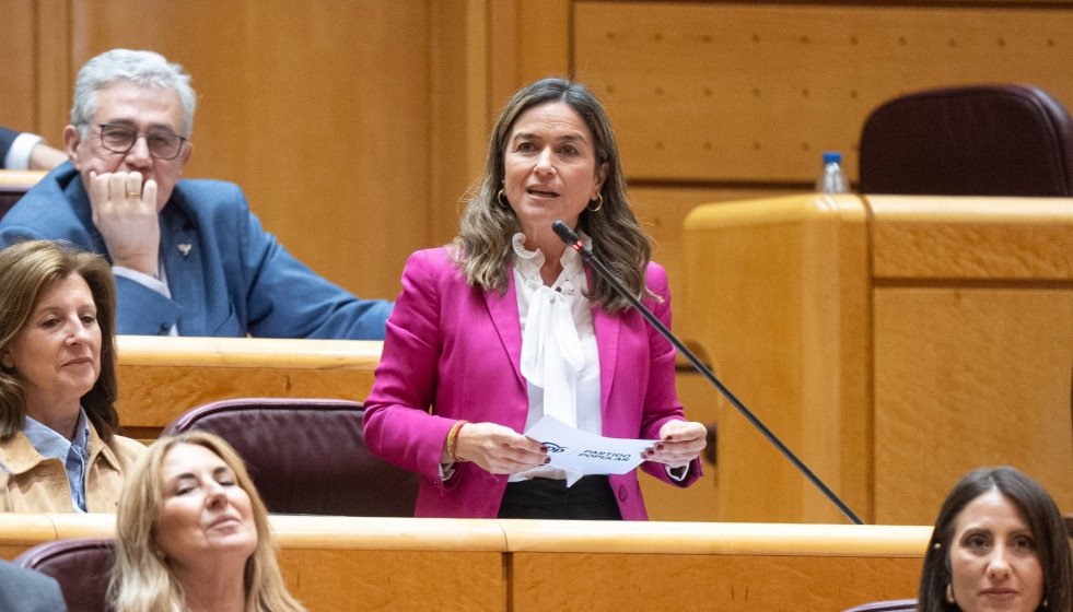 Archivo - La senadora gallega Pepa Pardo.