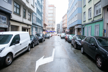 A rúa San Leopoldo da Agra do Orzán