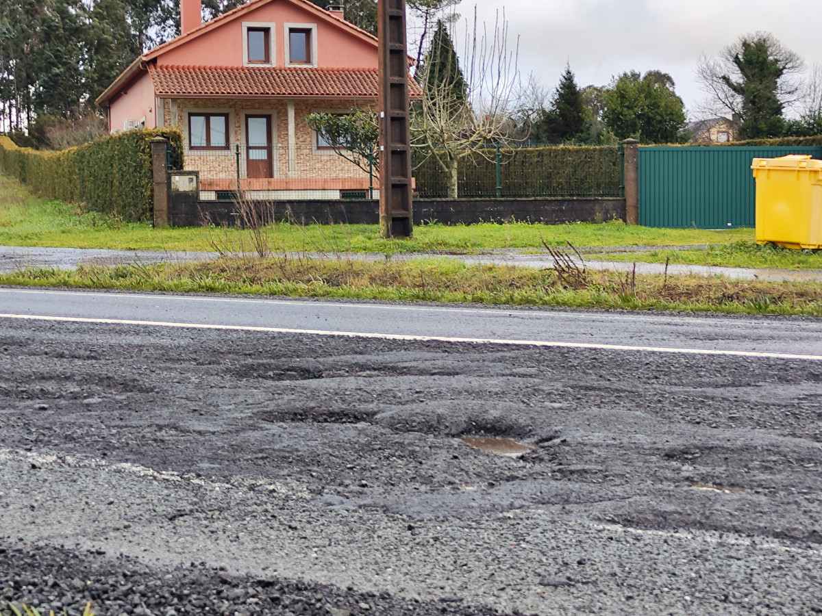 Baches en la Naconal 634