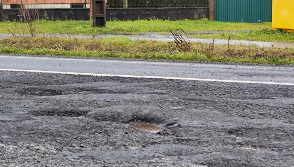 Baches en la Nacional 634