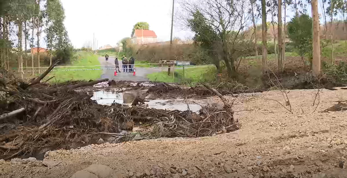 Derrumbe balsa Monte Neme