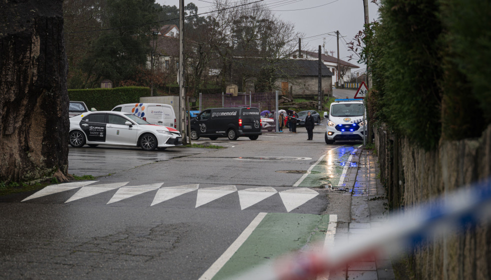 La Guardia Civil investiga como un posible caso de violencia de género la muerte de una vecina de Mos, a 1 de febrero de 2026, en Mos, Pontevedra, Galicia (España).