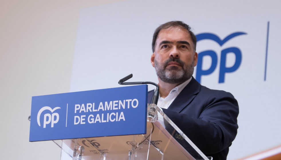 Archivo - Portavoz del PPdeG, Alberto Pazos.