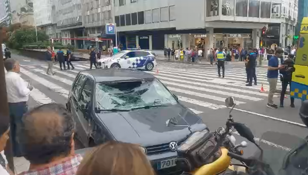 Atropello masivo en A Coruña en una imagen de CRTVG
