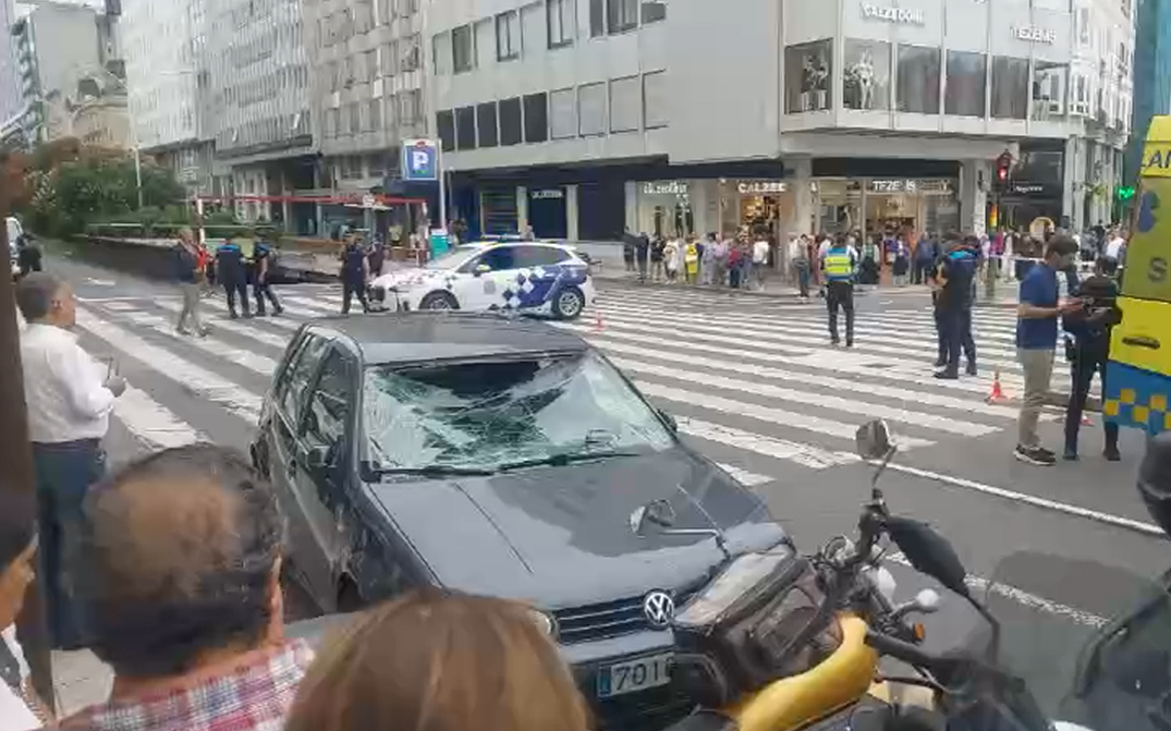 Atropello masivo en A Coruu00f1a en una imagen de CRTVG