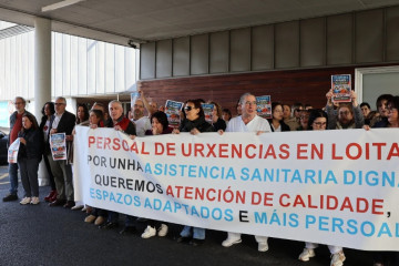 Una de las recientes protestas de los celadores (1)