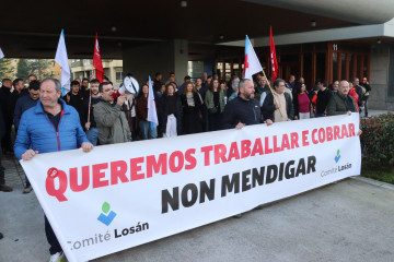 Protesta del Comité de Empresa de Losán