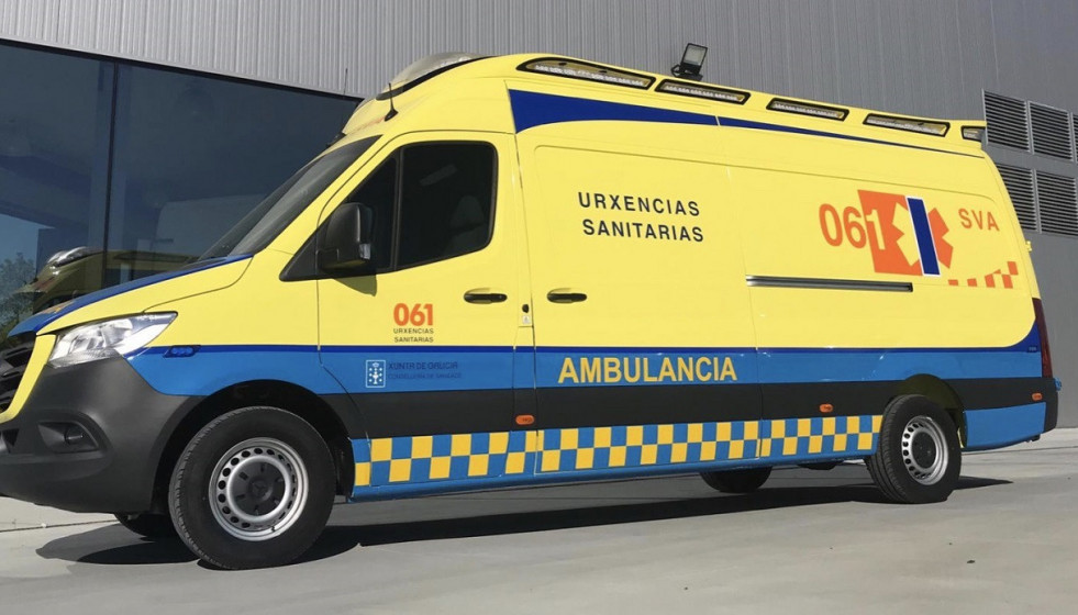 Archivo - Ambulancia del 061 Galicia.