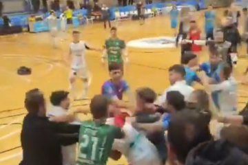 Captura pelea en el Peñiscola Noia