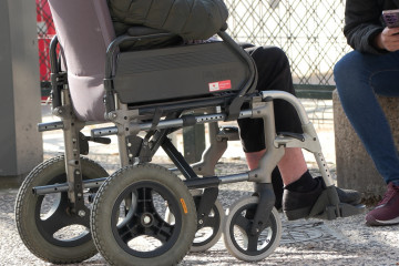 Silla de ruedas.