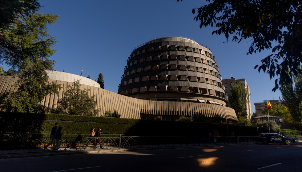 Archivo - Fachada de la sede del Tribunal Constitucional.