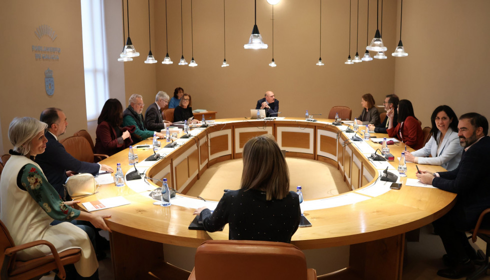 Reunión de la Xunta de Portavoces del Parlamento de Galicia