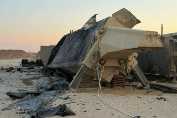 Radar americando alcanzado por dron de Irán en Jordania