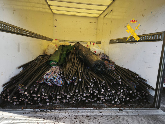 Operativo contra la sustracción de cobre.