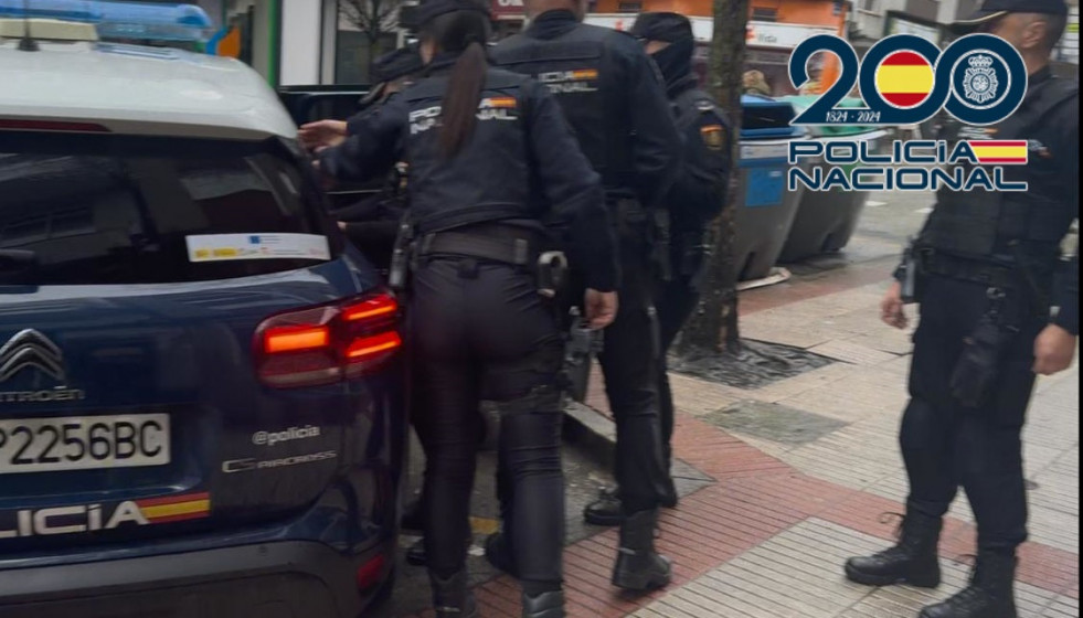 Operativo contra el tráfico de drogas en A Coruña