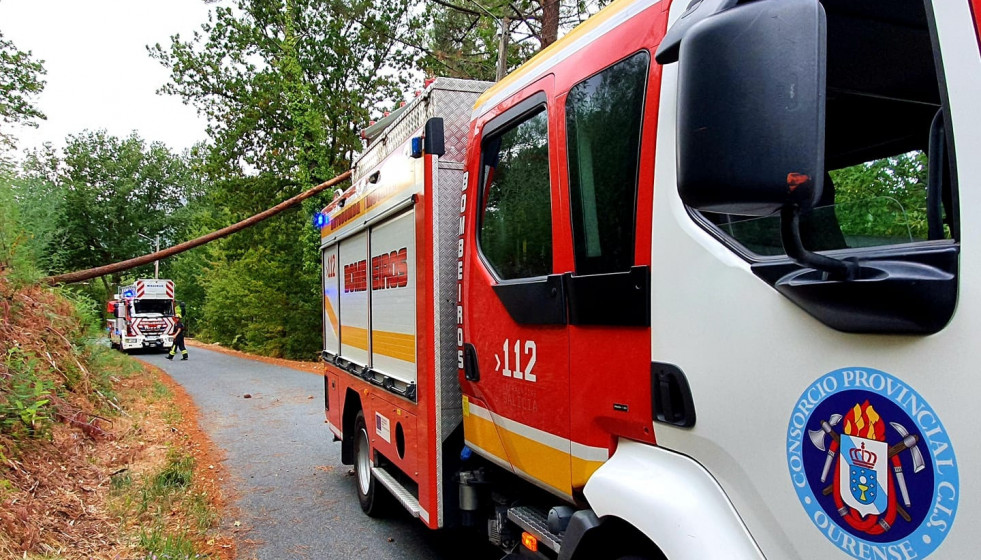 Camión de bomberos de O Carballiño, en una imagen de 2022.