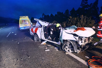 Salida de vía en Barreiros.