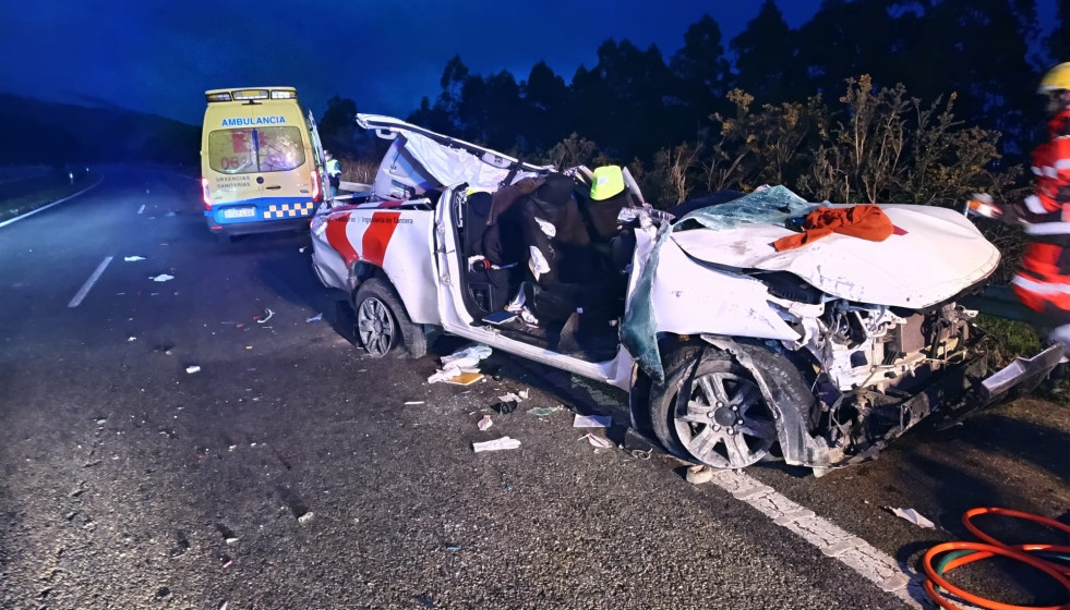 Salida de vía en Barreiros.