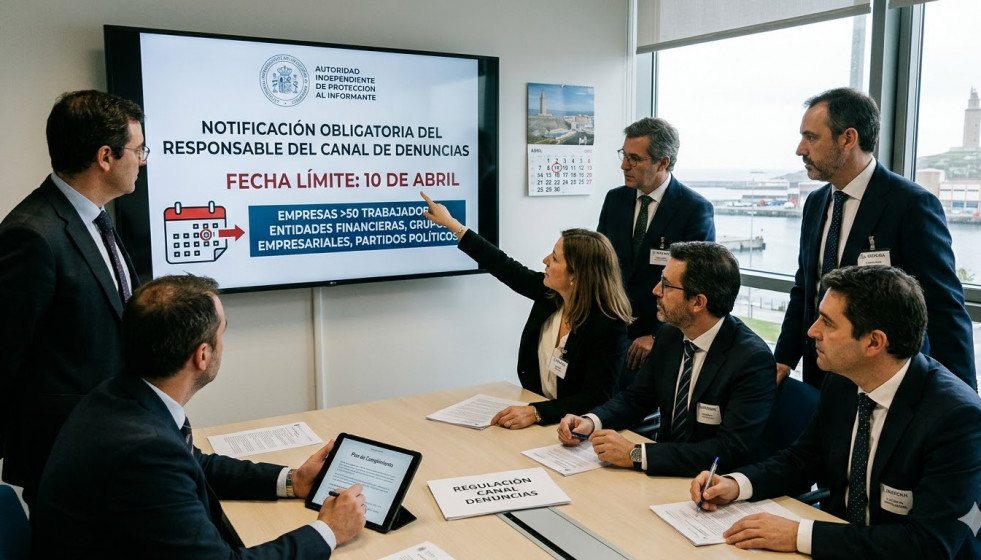 Imagen sobre canal de denuncias creada con IA