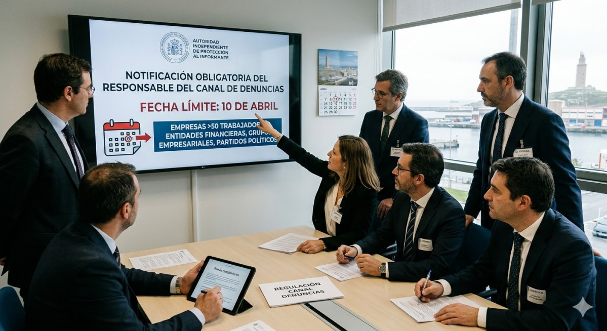 Imagen sobre canal de denuncias creada con IA