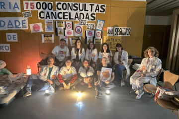 Quinta noche de encierro en el Olimpia Valencia, a 21 de marzo de 2026.