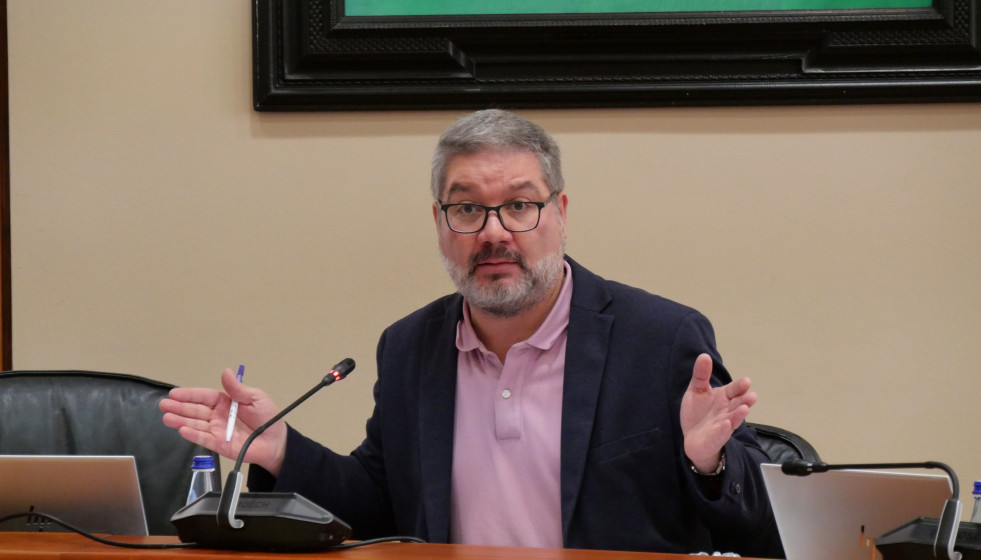 El portavoz de Administración Local del BNG en el Parlamento, Oscar Insua.