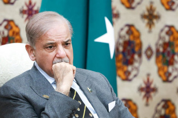 Archivo   El primer ministro de Pakistán, Shehbaz Sharif, durante una reunión al margen del Foro Internacional de Paz y Seguridad 2025.