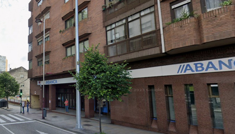 Sucursal bancaria en Castrelos en una foto de Google Street View