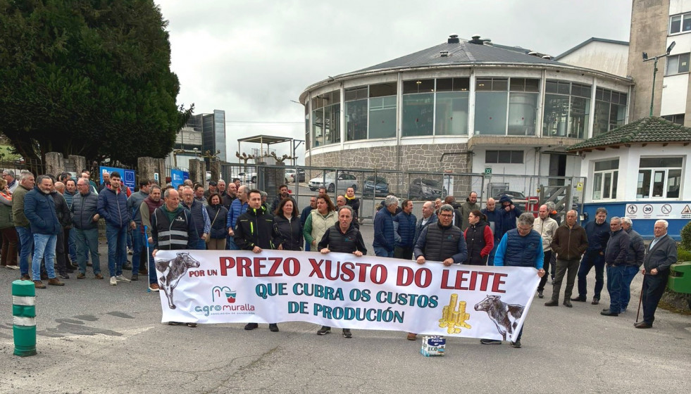 Protesta de ganaderos de Agromuralla