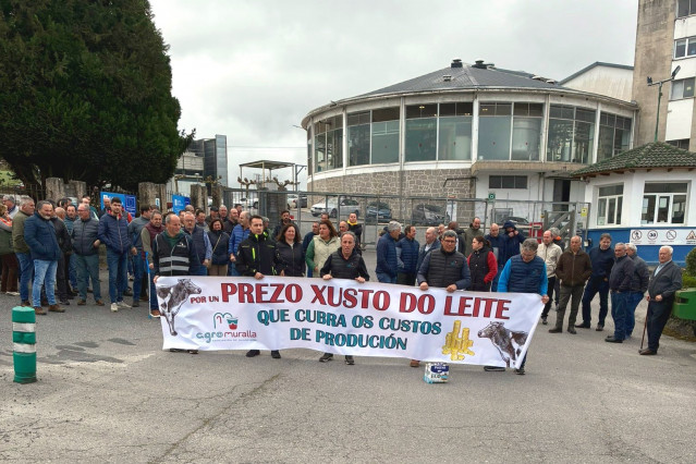 Protesta de ganaderos de Agromuralla