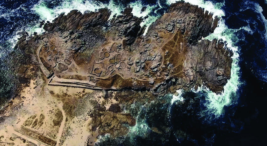 El castro de Baroña en Google Earth