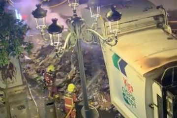 Imagen de la basura en la calle García Barbón.