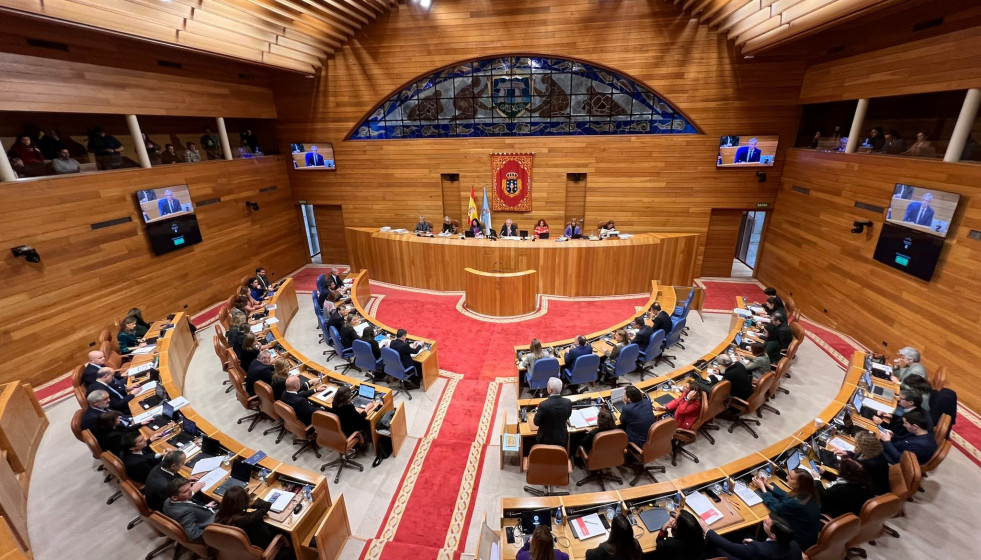Archivo - Último pleno de la legislatura de la XI Legislatura del Parlamento de Galicia